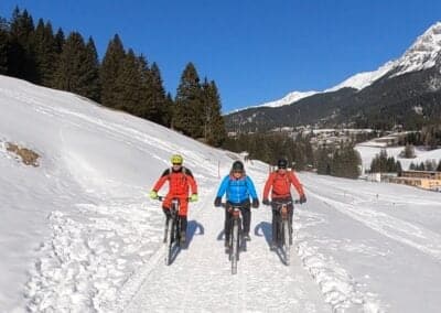 Winter Biken in der Lenzerheide