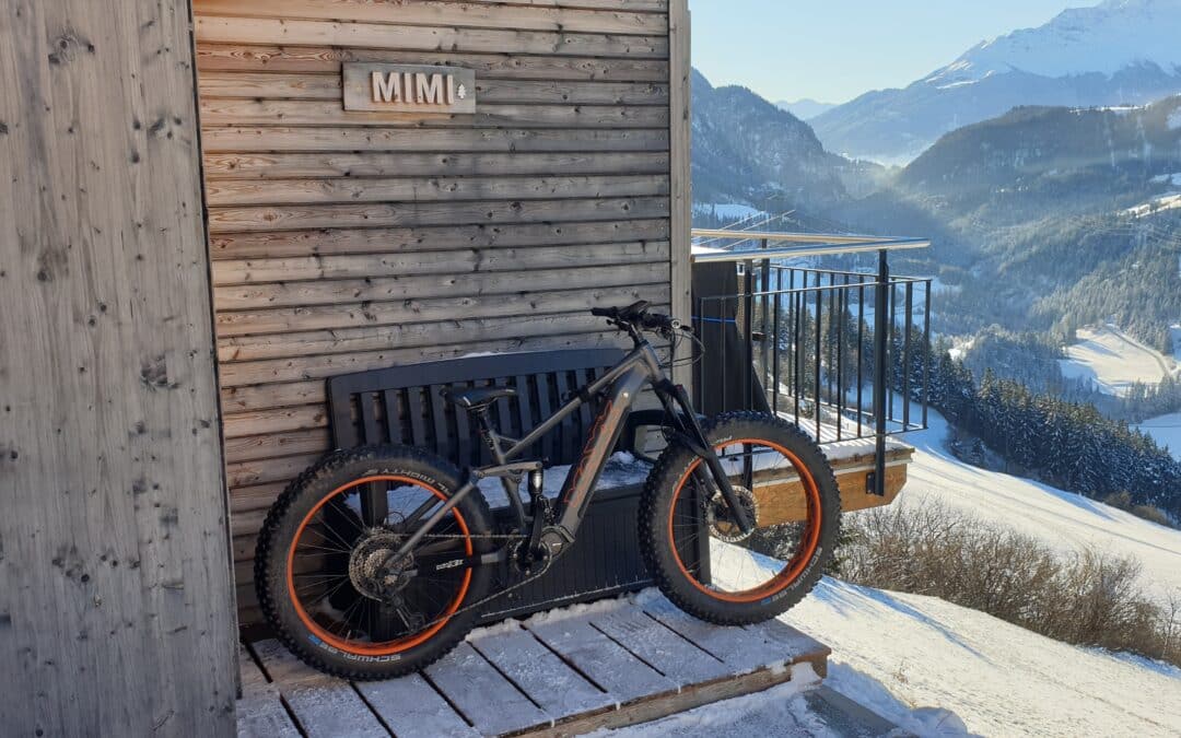 Winterbiken in der Lenzerheide